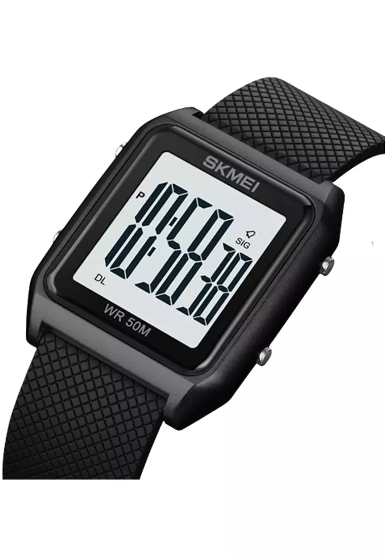 Jam Tangan Pria Digital Waterproof Many Function Strap Tali Material Silicone IR20 ORIGINAL