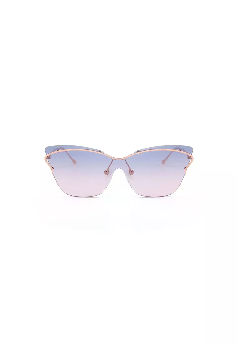 Kelly (KL3-Pink) Luxury Designer Sunglasses from London for Women