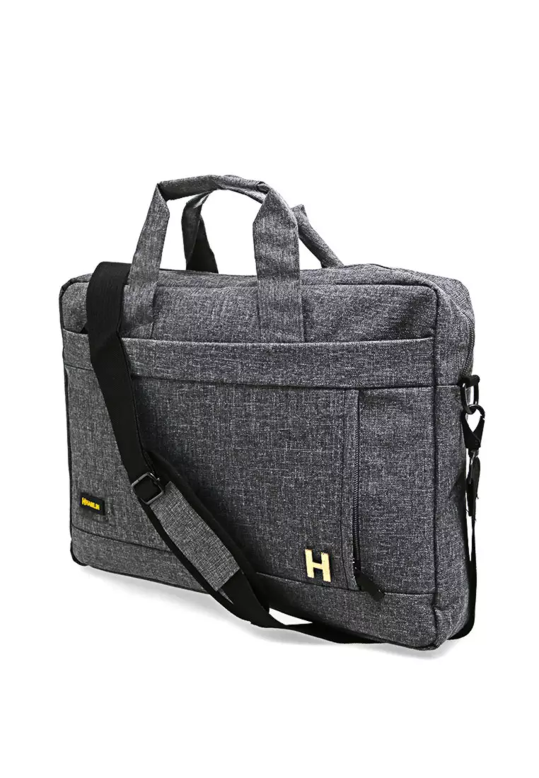 Quenty Tas Jinjing Selempang Laptop Waterproof Bag 14 Inch Material Oxford Cloth ORIGINAL