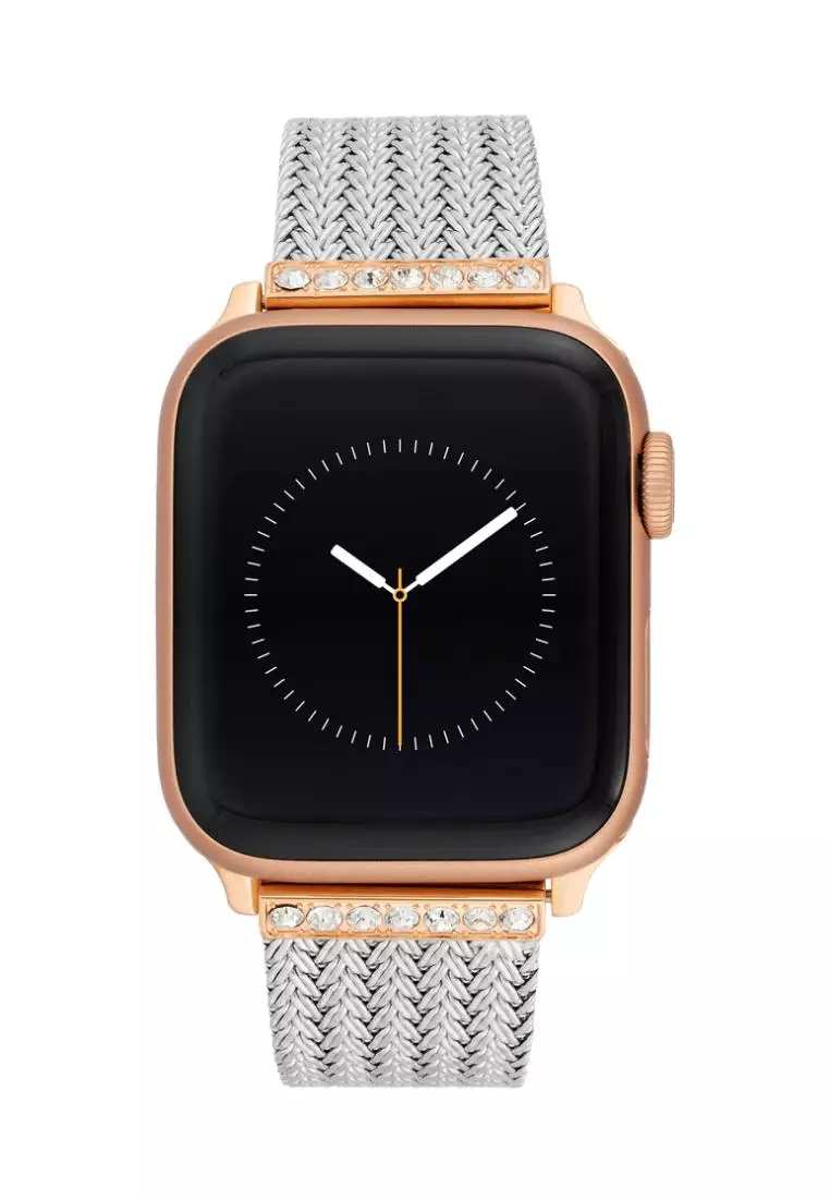 Buy Anne Klein 38/40/41mm Wearable Band For Apple Watch In Silver