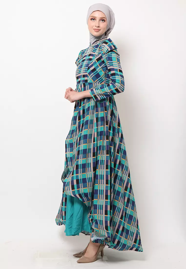 Zetaa Gamis Katun Satin