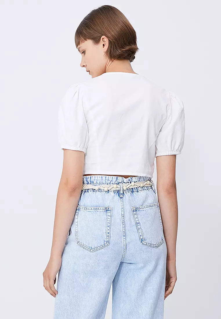 Ribbon Knot Crop Top