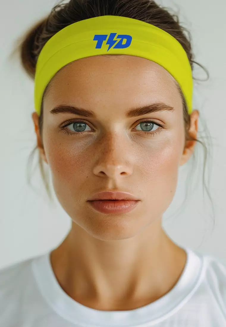 ABA08 Head Band Anti Bau Zeroodor Polos Kuning