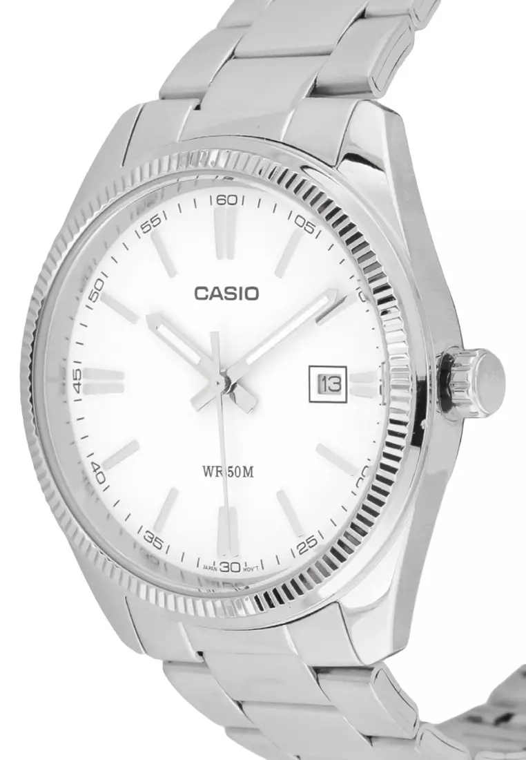 Men MTP-1302D-7A1VDF Silver