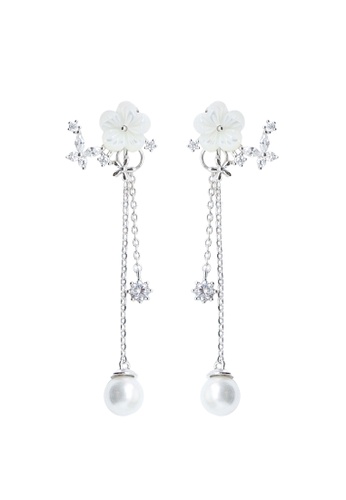 Aurelia Atelier silver AURELIA ATELIER Silver Sakura Blossom Earrings 36CBDAC8A3B145GS_1