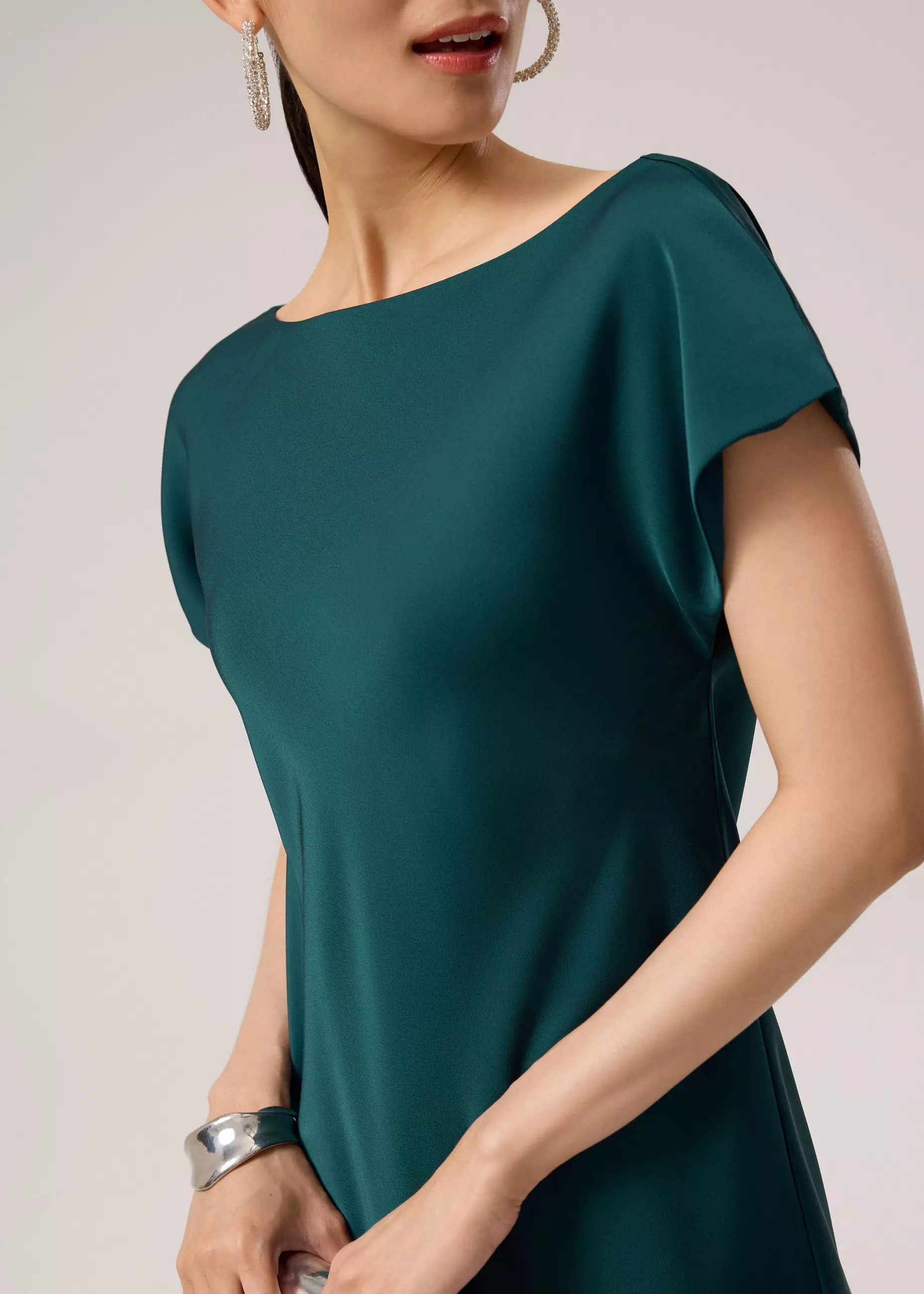 Dress Wanita - Satin Bias Cut Midaxi Dress