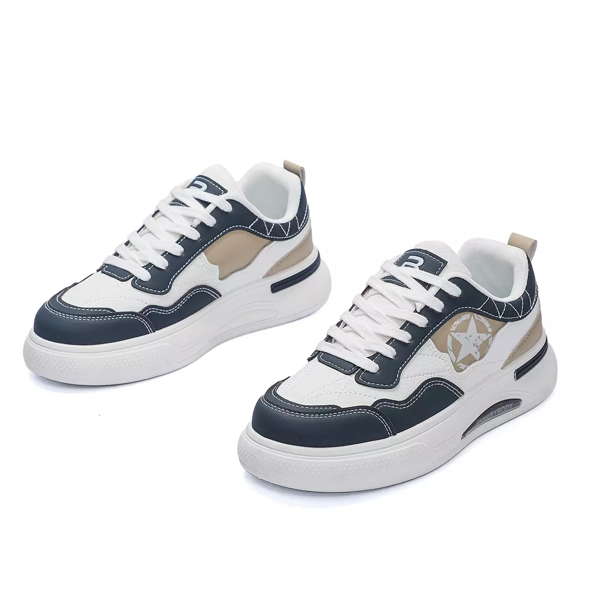 Sepatu Sneakers Pria Casual Bertali Fashion Ootd Sepatu Cowok Modis QN6626