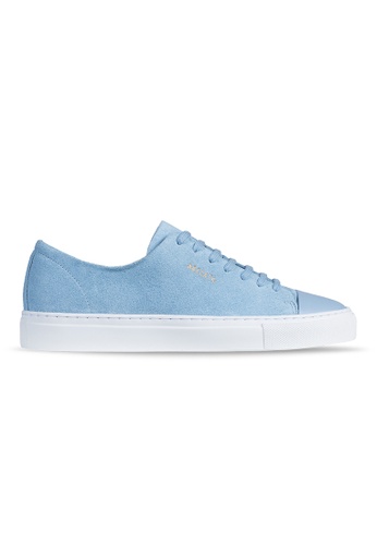 AXEL ARIGATO Cap-toe Sneaker 藍色麂皮搭配皮製鞋頭 4F408SHA8A5364GS_1