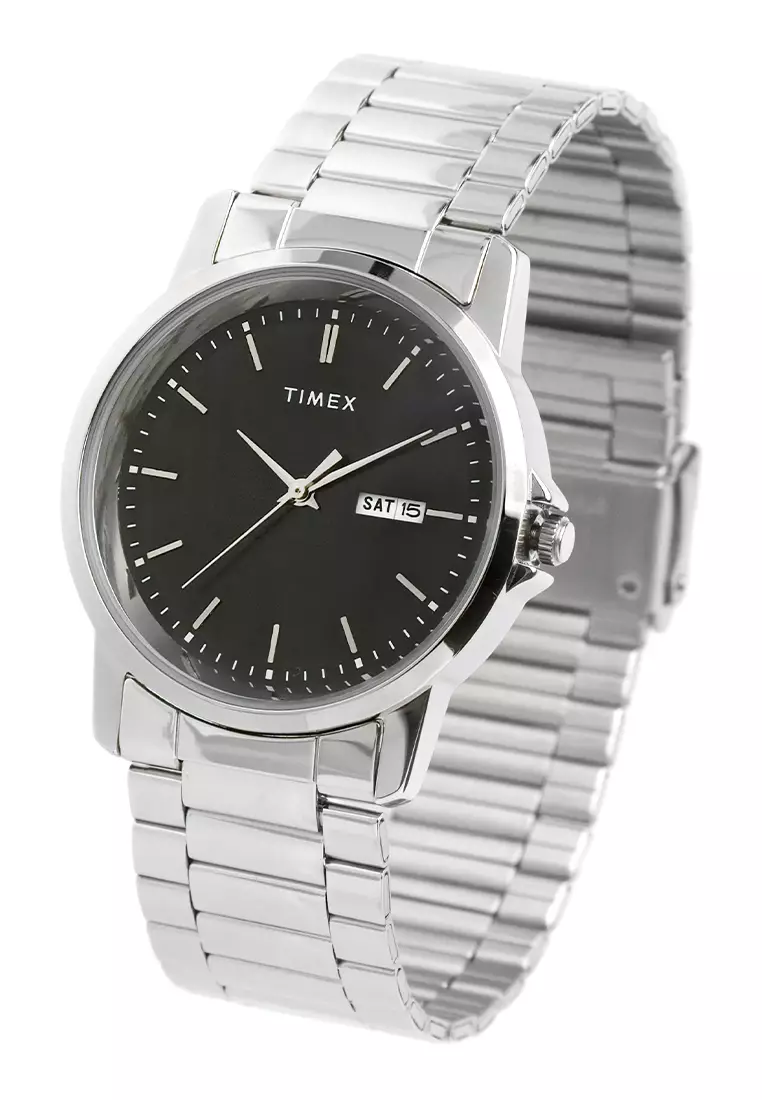 Timex Dalton Silver Stainless Steel Analog Quartz Watch For Men TW2Y42300