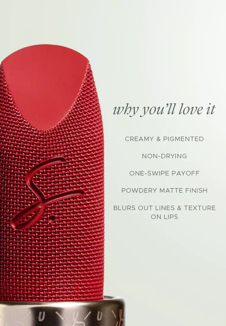 Velvet Matte Kiss Bullet Lipstick in Fiery Tawny