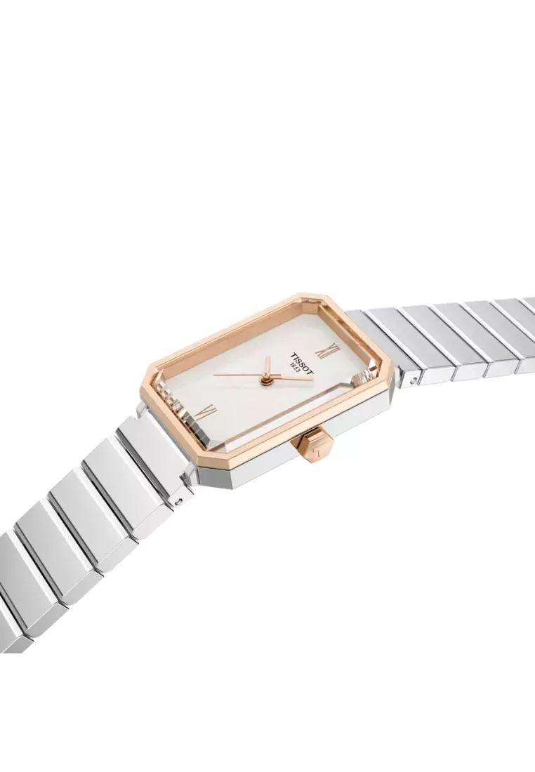 Buy Tissot Tissot SRV 30mm Rectangular Watch Case White Mother-Of-Pearl ...