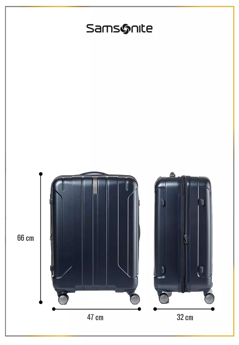 Samsonite Koper Hardcase Niar Medium 24 inch New Lock - Matt Graphite