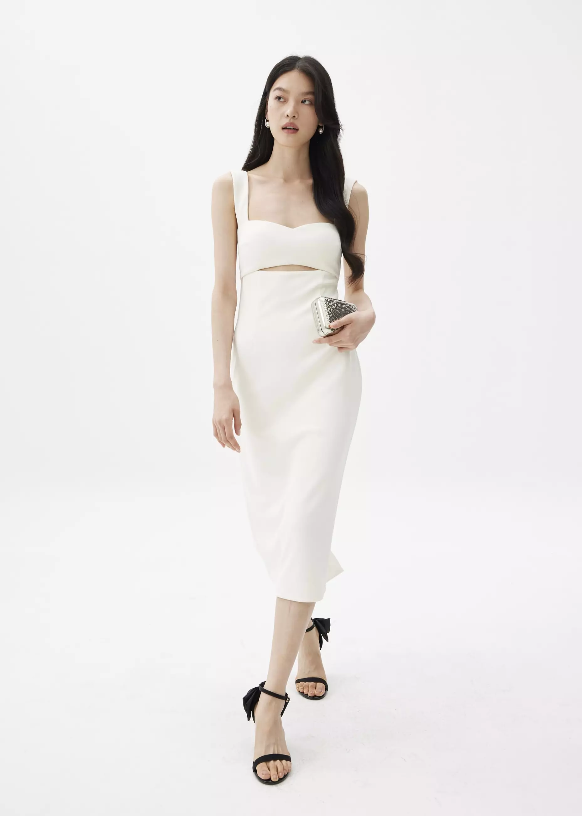 Dress Wanita - BraFree by LB Nicole Cut Out Midi Dress