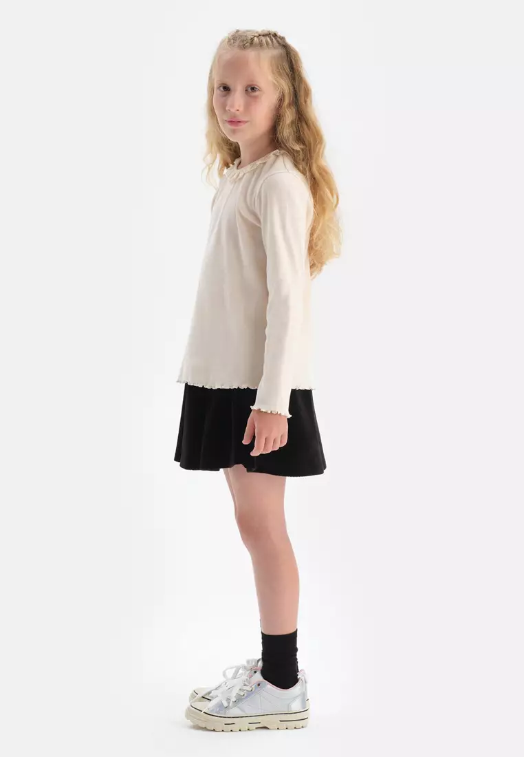 Black Christmas Skirts, Regular, Loungewear for Girls