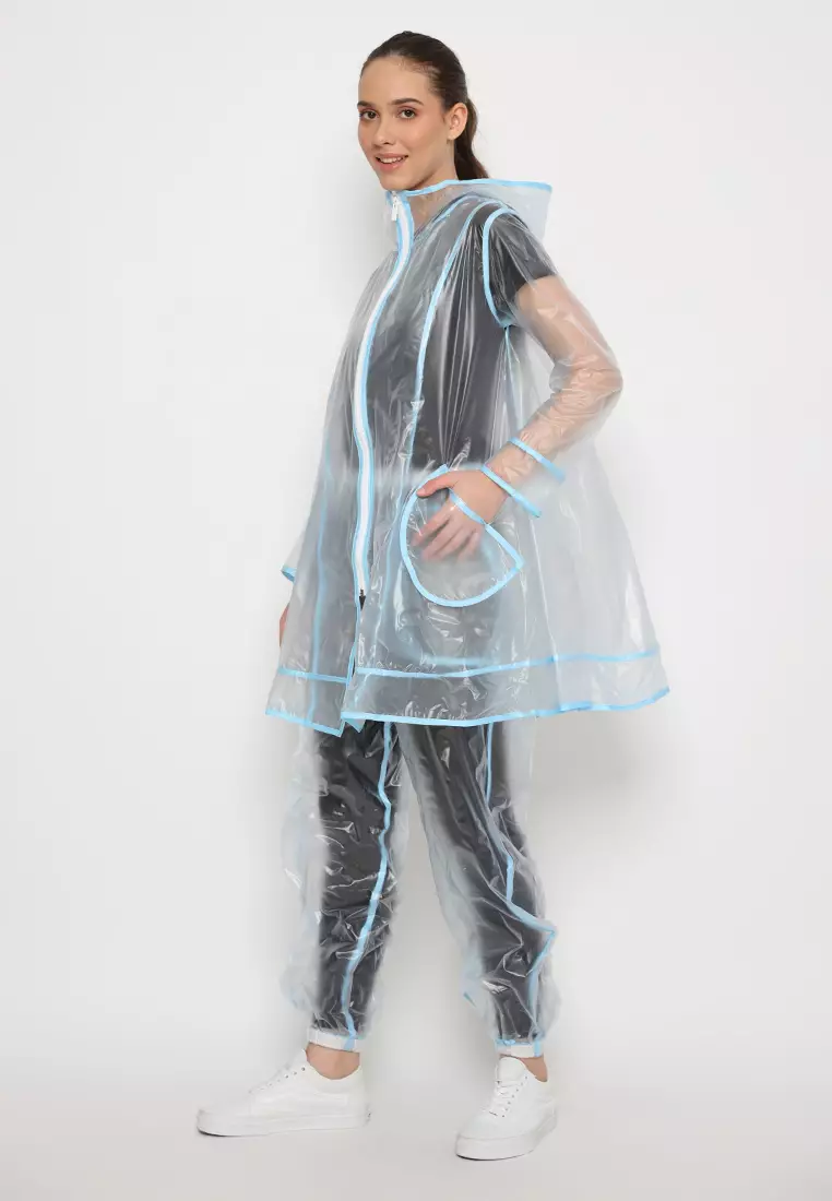 Qara Raincoat Blue