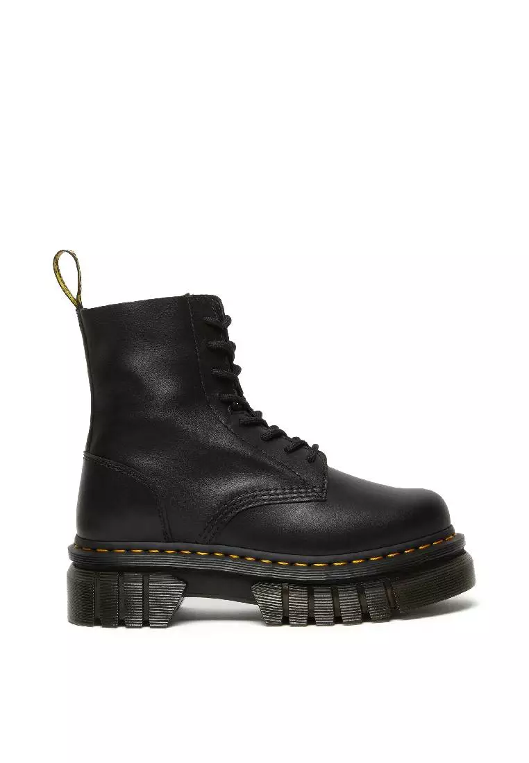 Discount on Dr. Martens  shoes - SKU: Audrick Nappa Leather Platform Ankle Boots