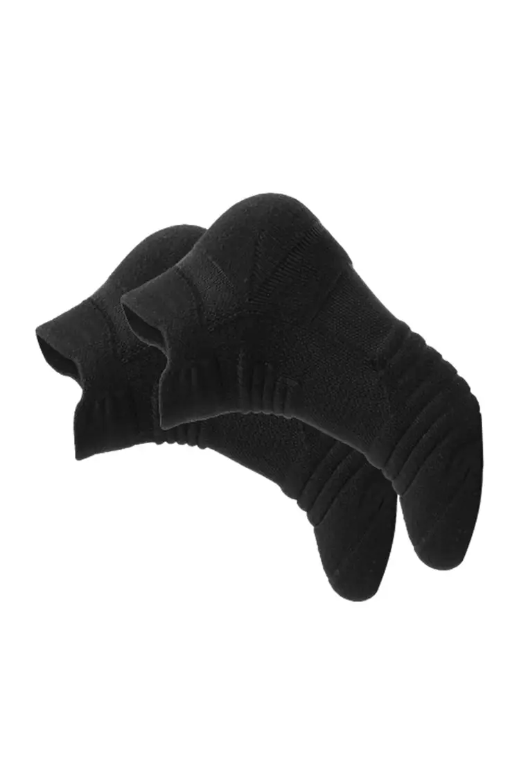 Kaos Kaki Pendek Olahraga Towel Sock Unisex S072 ORIGINAL - Black