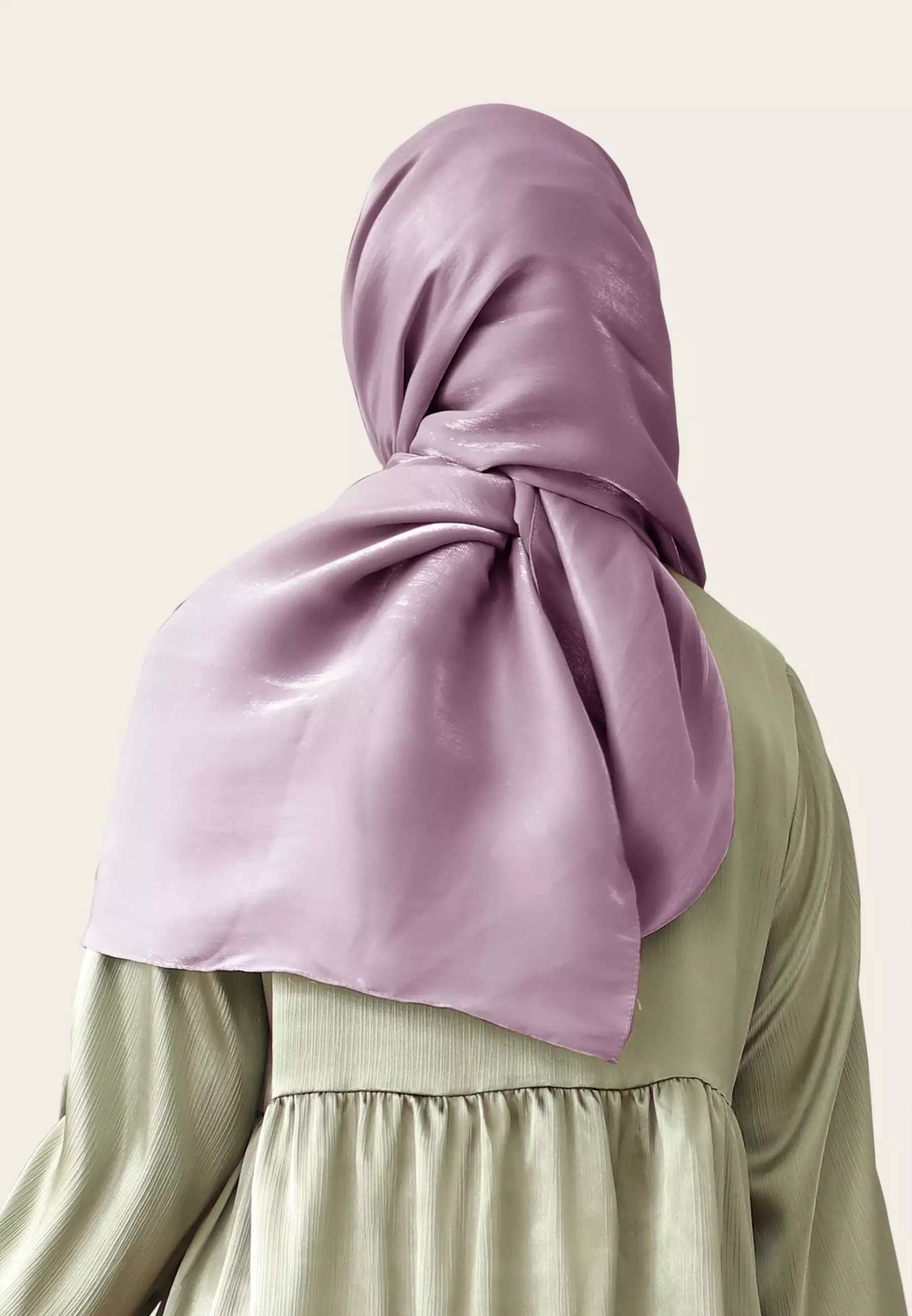 Hijab Pashmina Shimmer Silk Premium - Purple Jasper