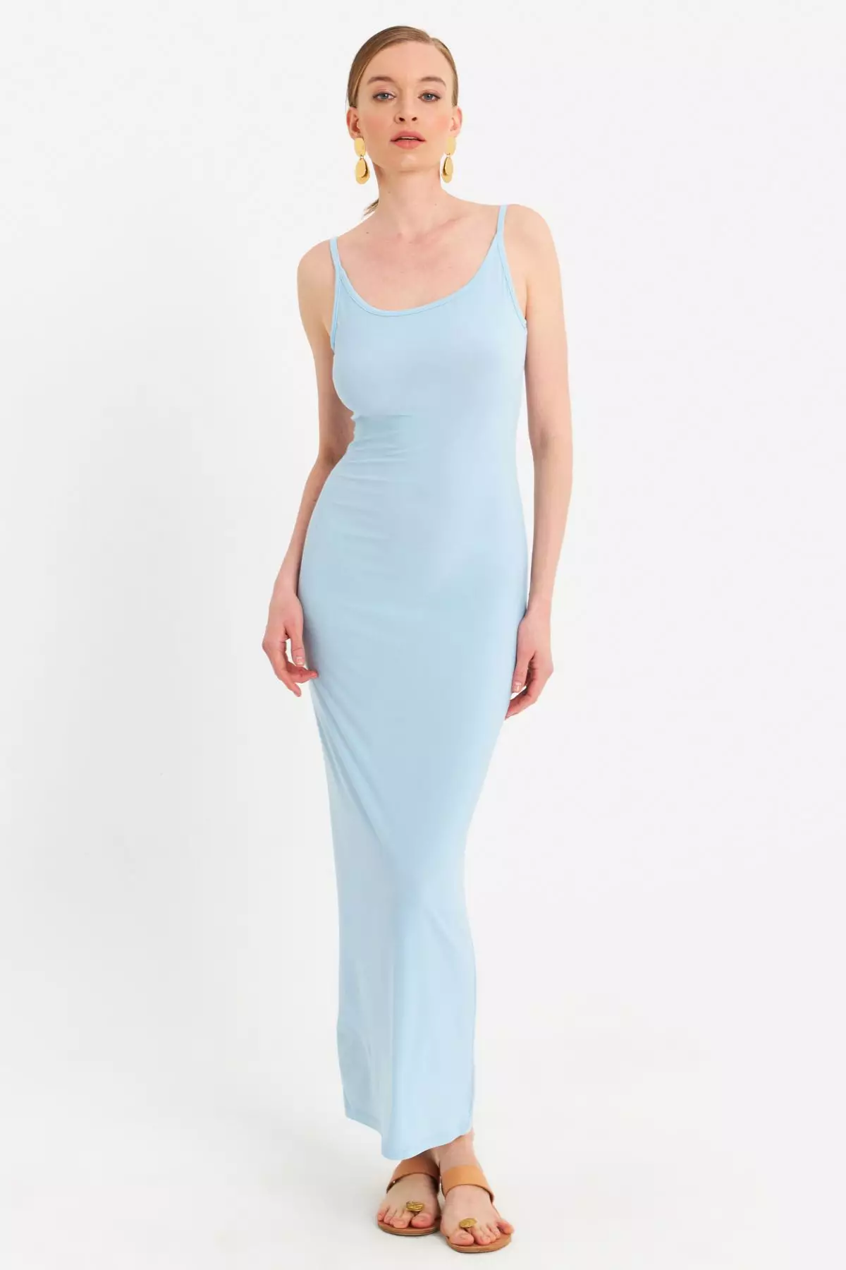 Adjustable Strap Maxi Dress
