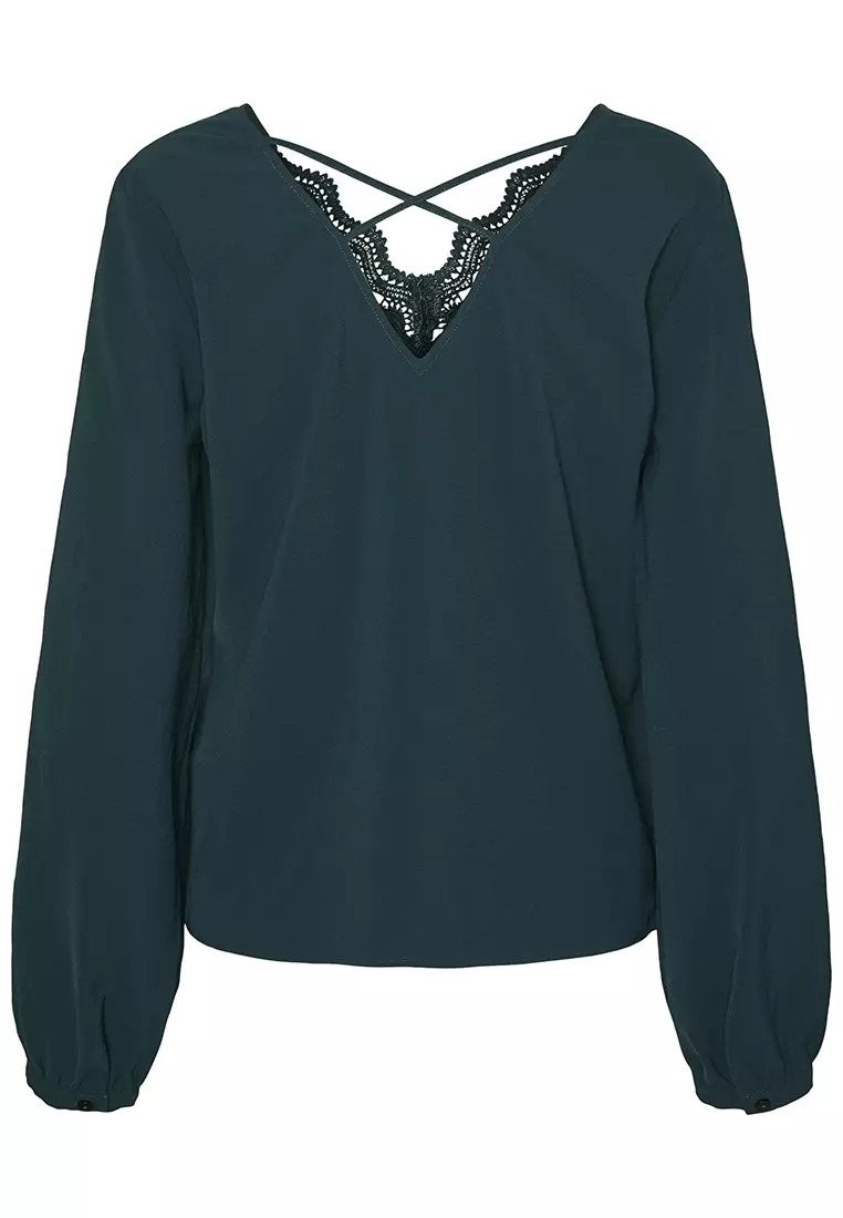 Thea Long Sleeve V-Neck Top