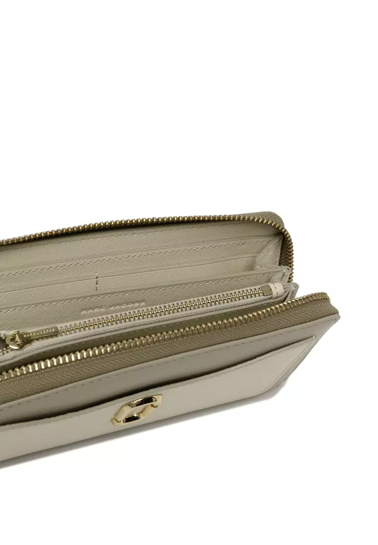 Marc jacobs saffiano wallet best sale
