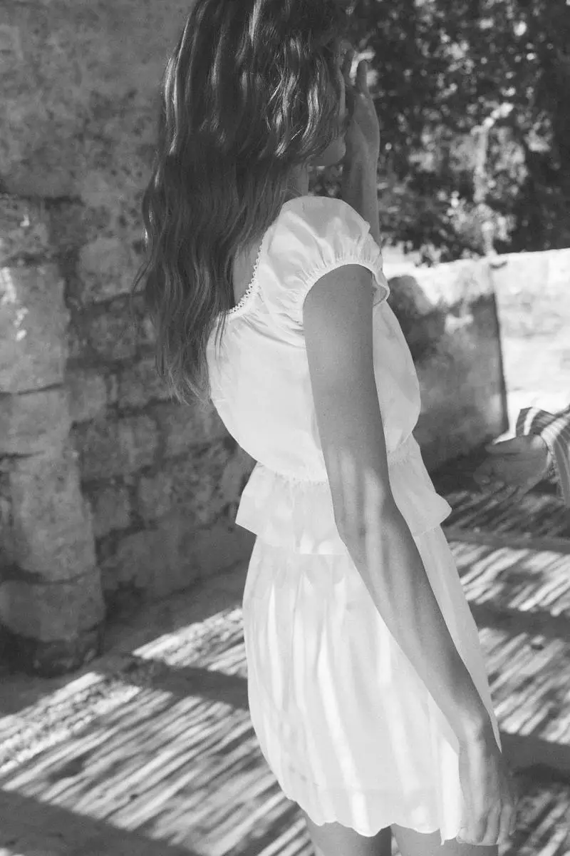 Broderie anglaise skirt