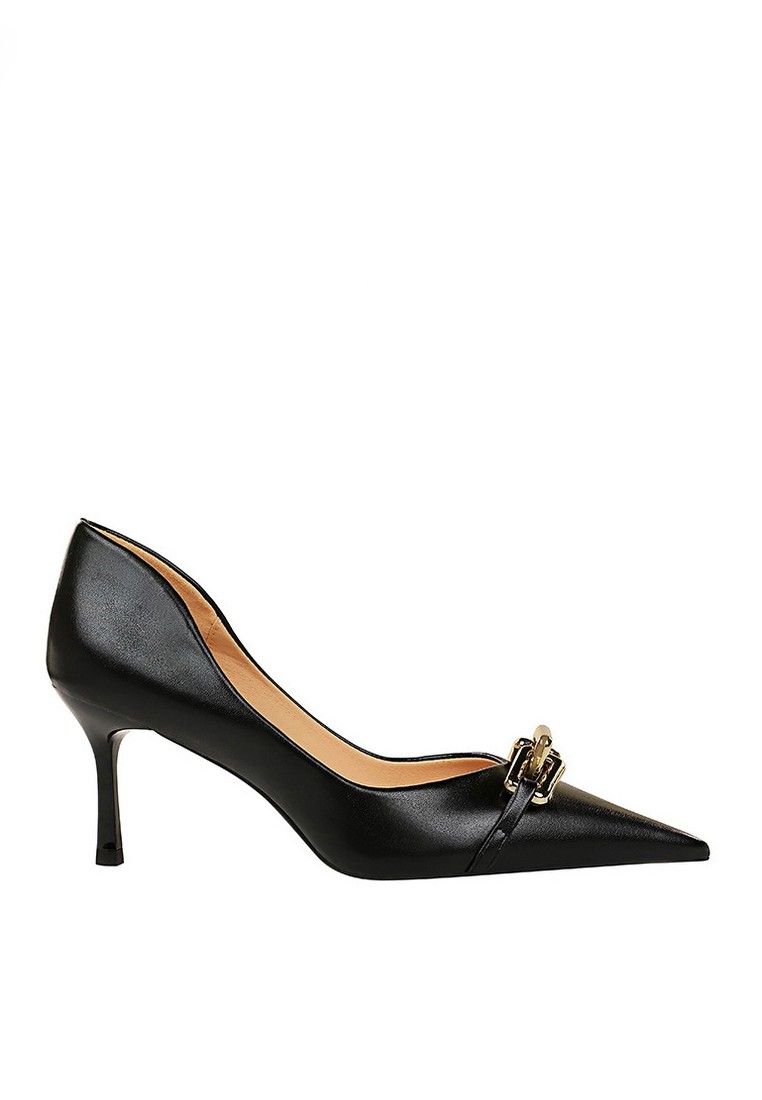 VANSA Fashion Buckle High Heel Pumps VSW-H3861