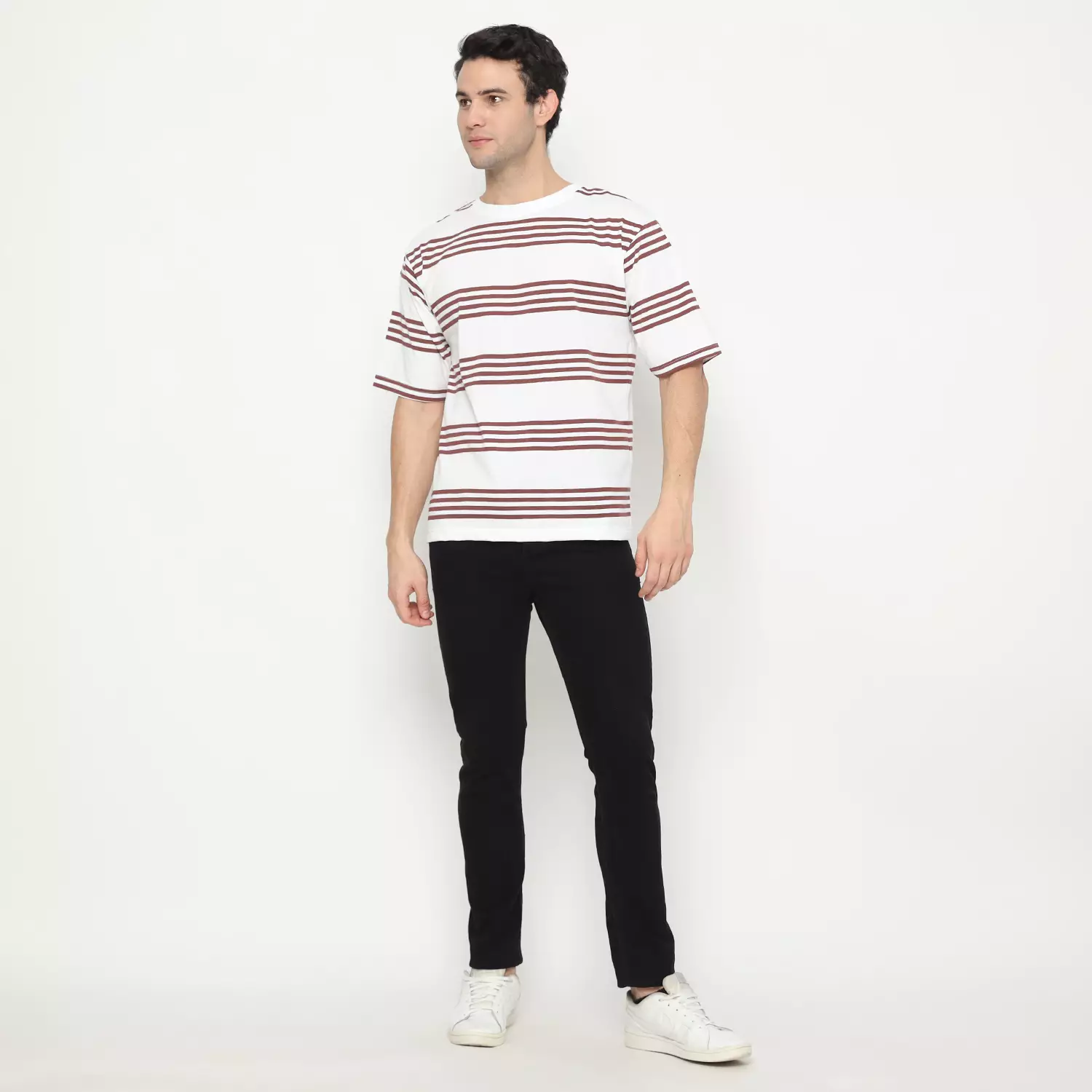 MATSUDA Kaos Oversize 20s Stripe Heavyweight T shirt Nankoku