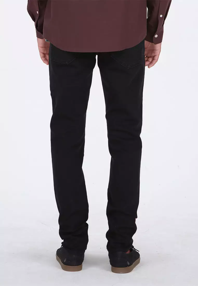 MLD 2X4 SKINNY TAPERED FIT JEANS BLACKOUT