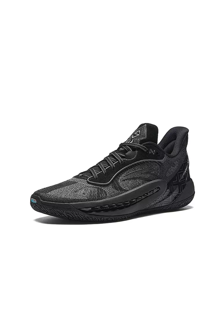 Anta Men's Shock Wave 6.0 Pro (Shock The Game) Basketball Shoes in Black
