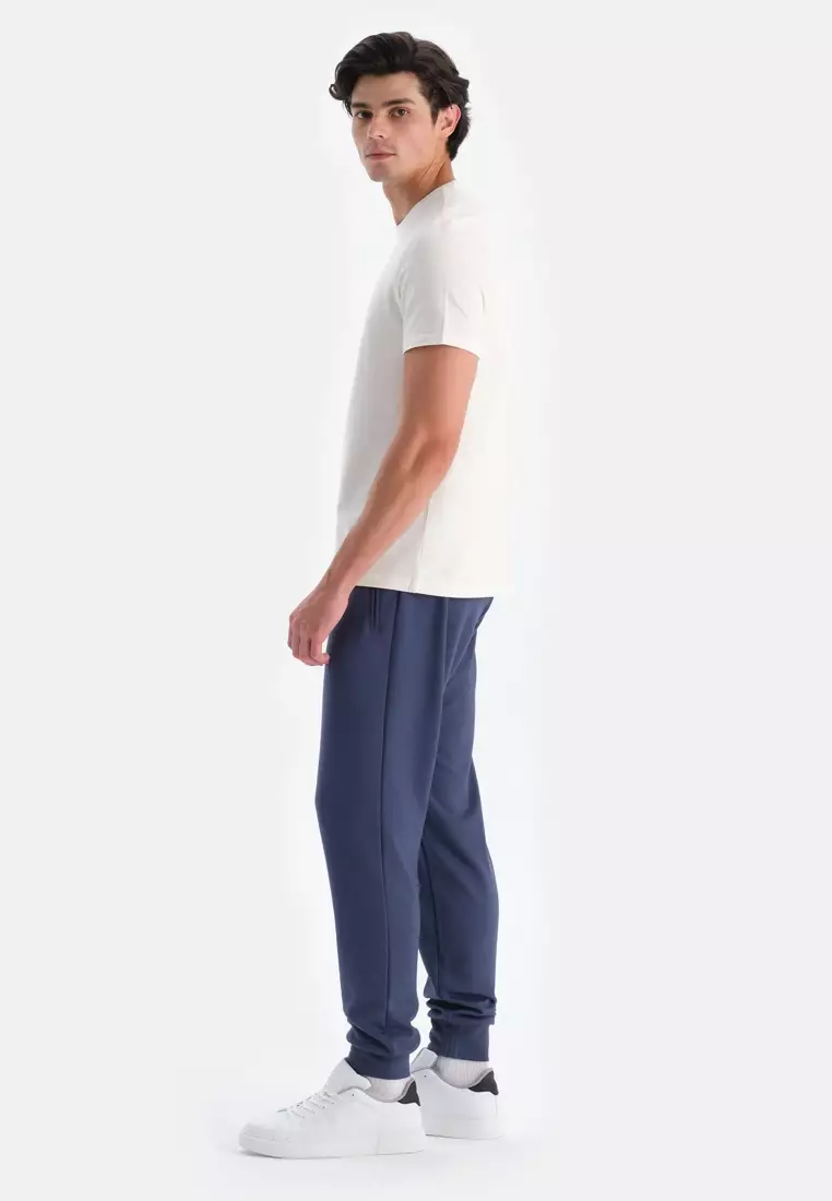Indigo Trousers, Jogger, Rib, Loungewear for Men