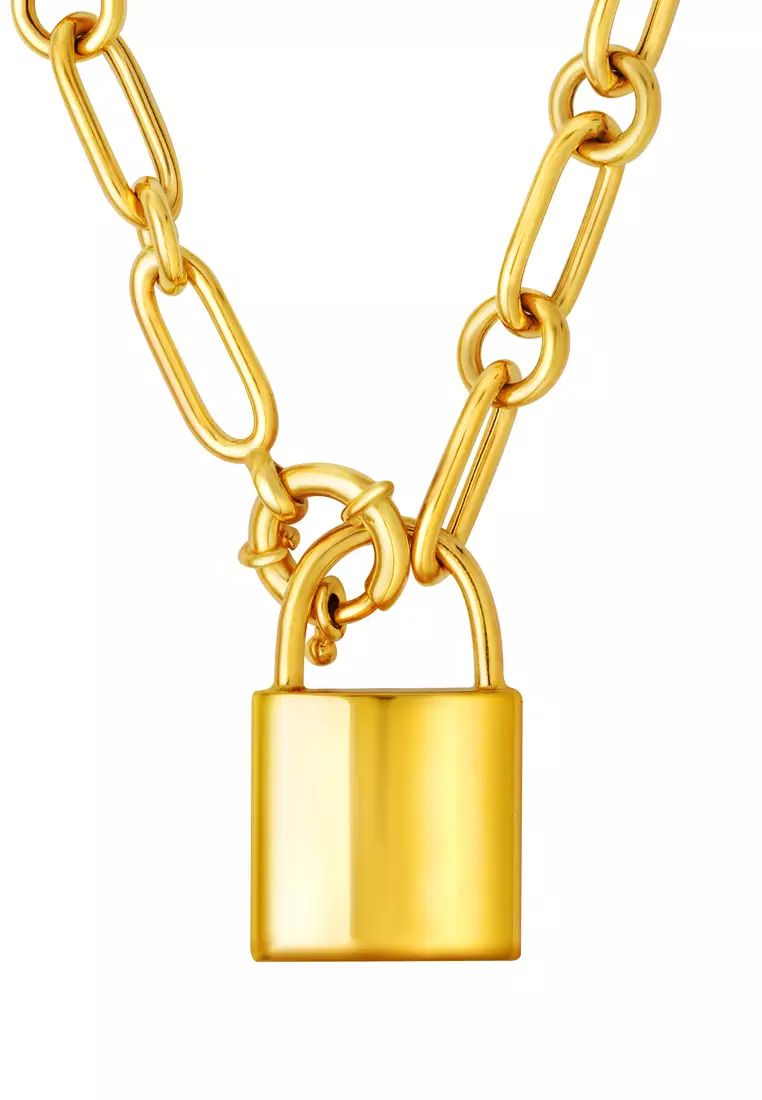 TOMEI Lusso Italia Necklace, Yellow Gold 916