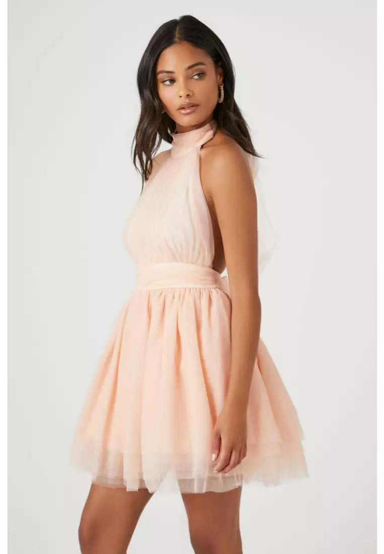 Halter skater shop dress forever 21