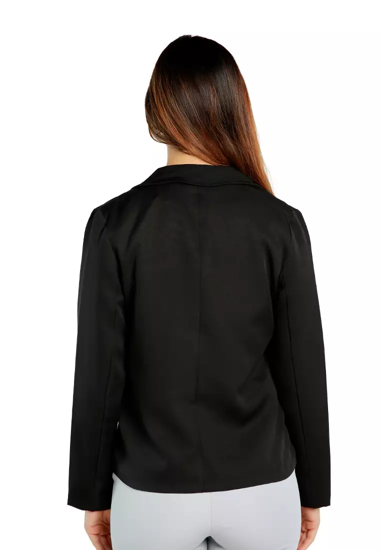 Black Casual Blazer Jacket