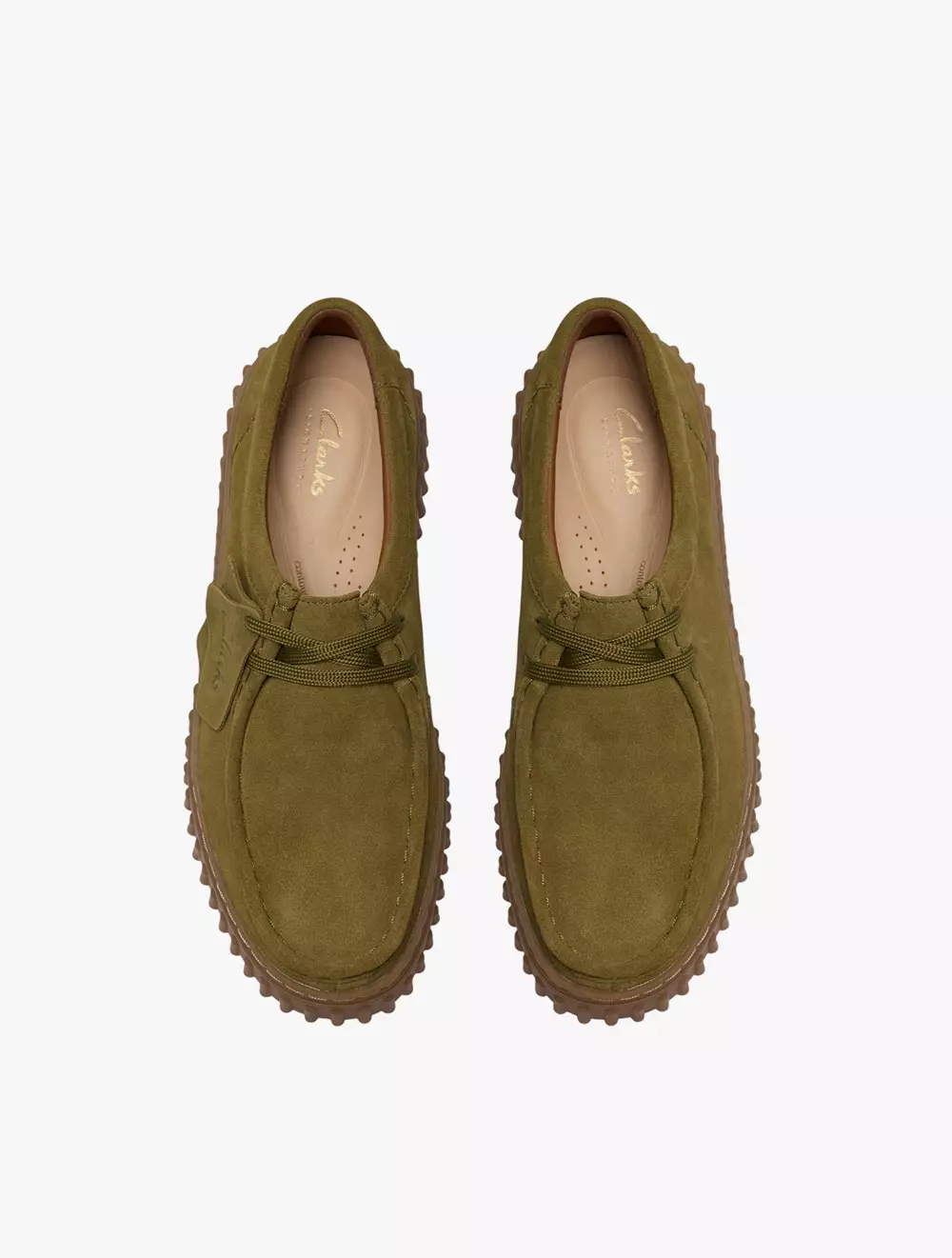Clarks Torhill Bee Olive Suede