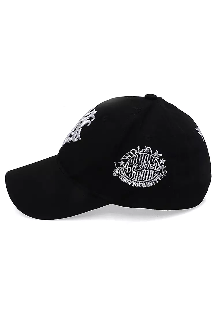 Drsh Cap Basebal Unisex Colorado Sport Casual Comfortable Resizable Strap Material Cotton ORIGINAL - Black White