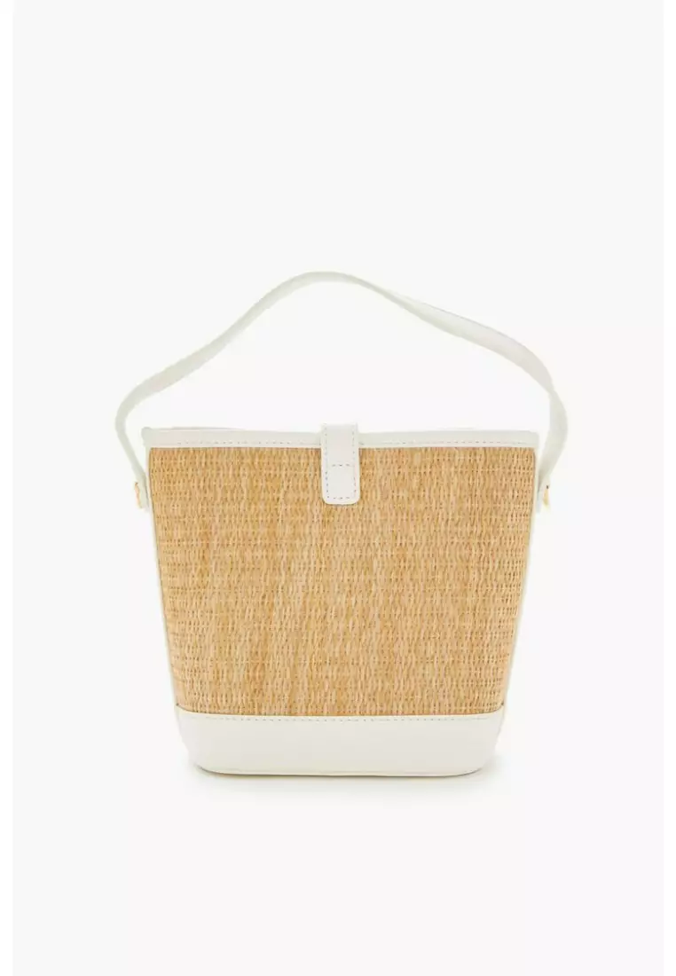 Forever 21 straw tote on sale