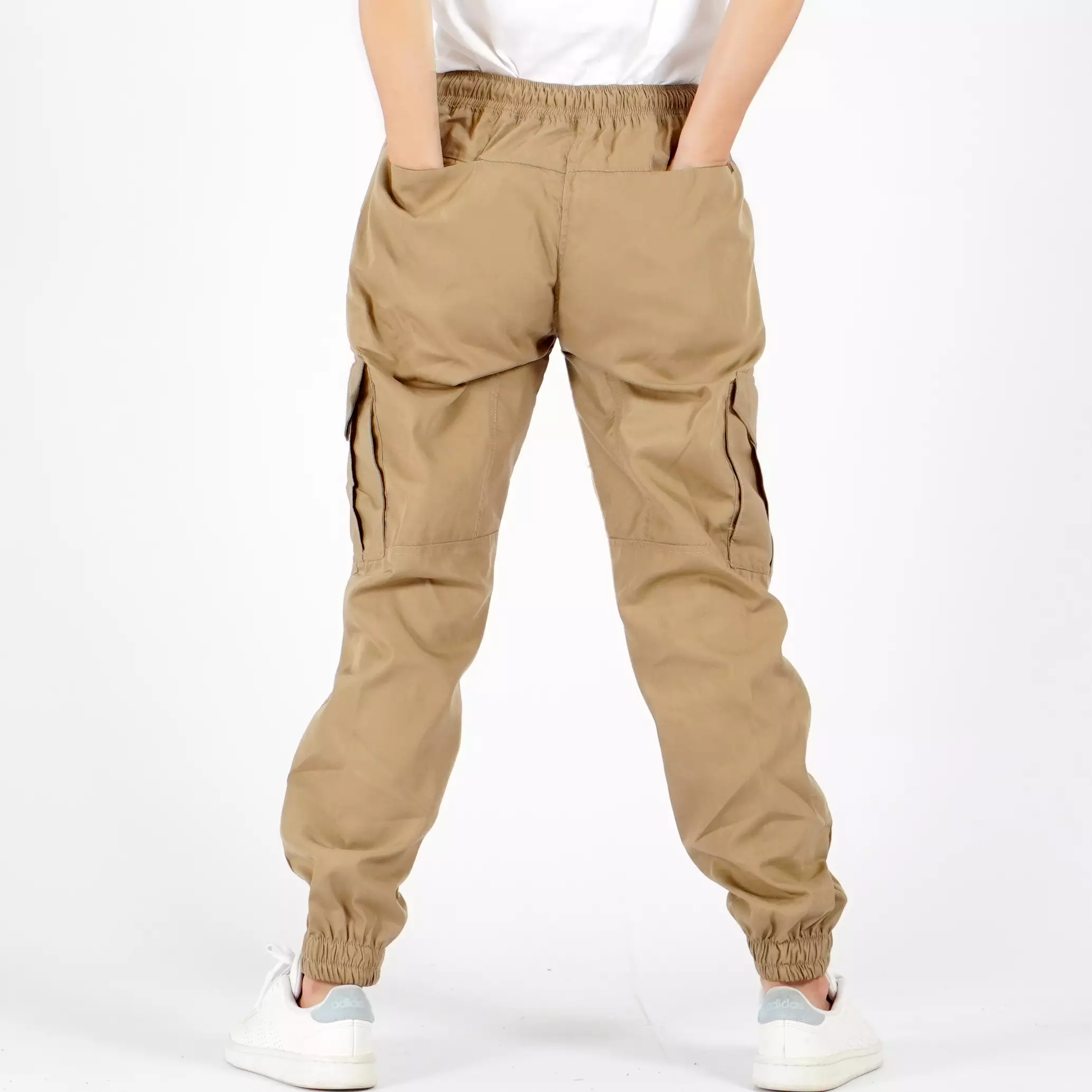  DIVA Celana Cargo Wanita Cargo Jogger Pants Wanita - KREM