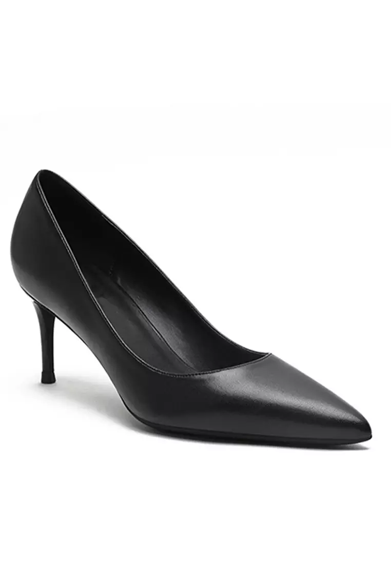 6CM Uniform Pointed High Heel Shoes HZL161