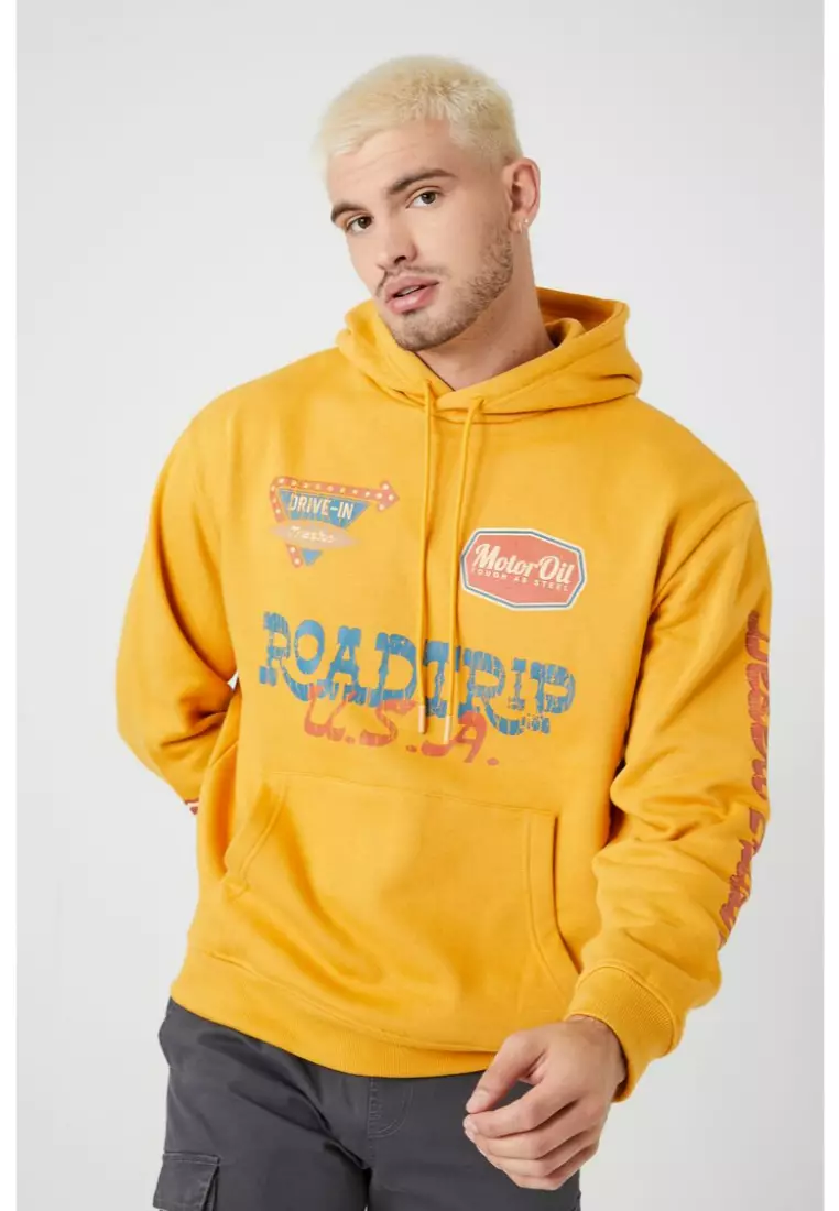 Forever 21 yellow hoodie online