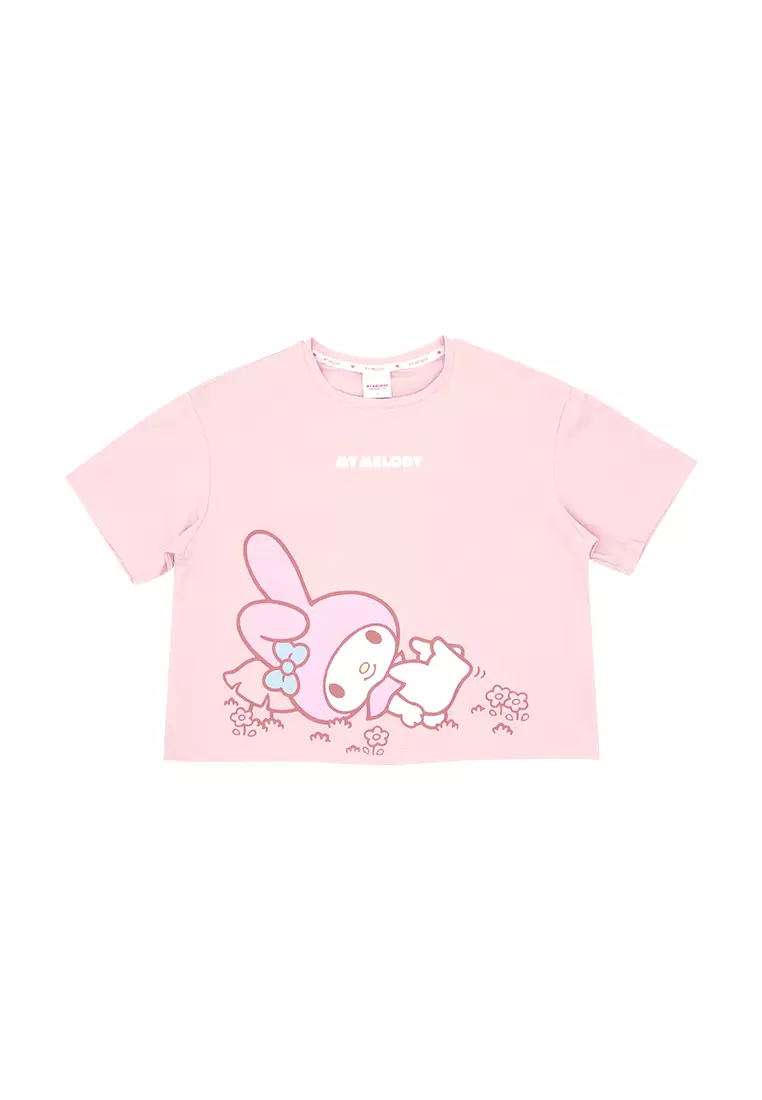 Ladies Licensed Graphic T-Shirt "My Melody Garden"