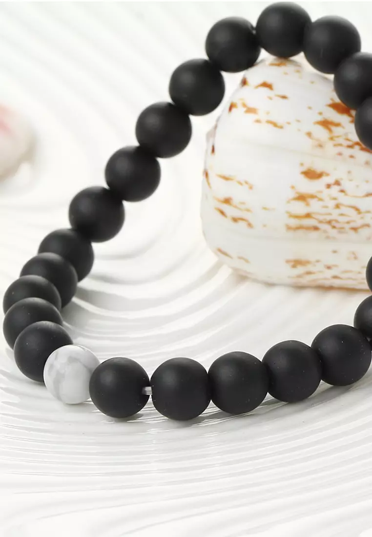 White clearance lava beads