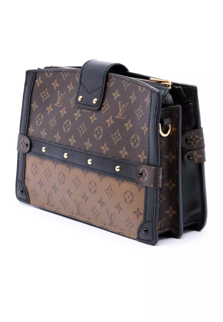 Pre-Loved Louis Vuitton Monogram Reverse Trunk Clutch
