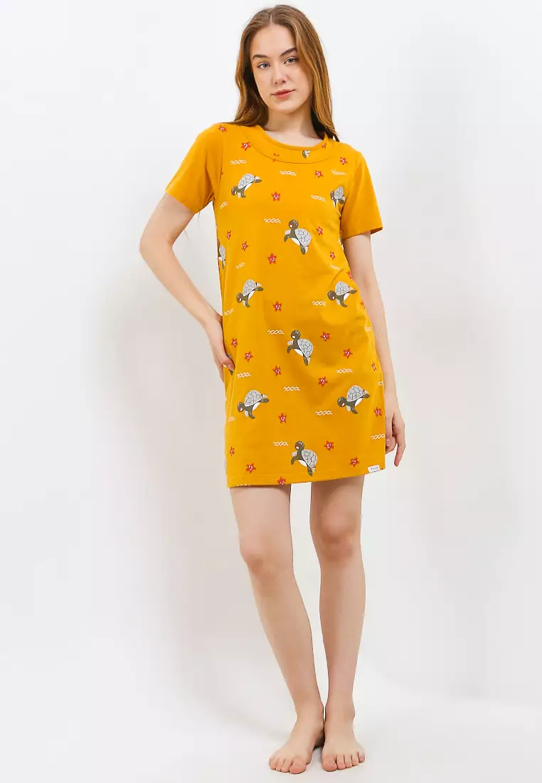 Dress Daster Pyjama Baju Tidur Sleepwear