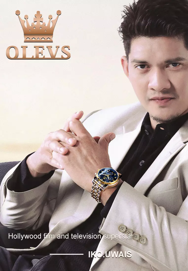 欧利时 Runvivors 男士钢带腕表