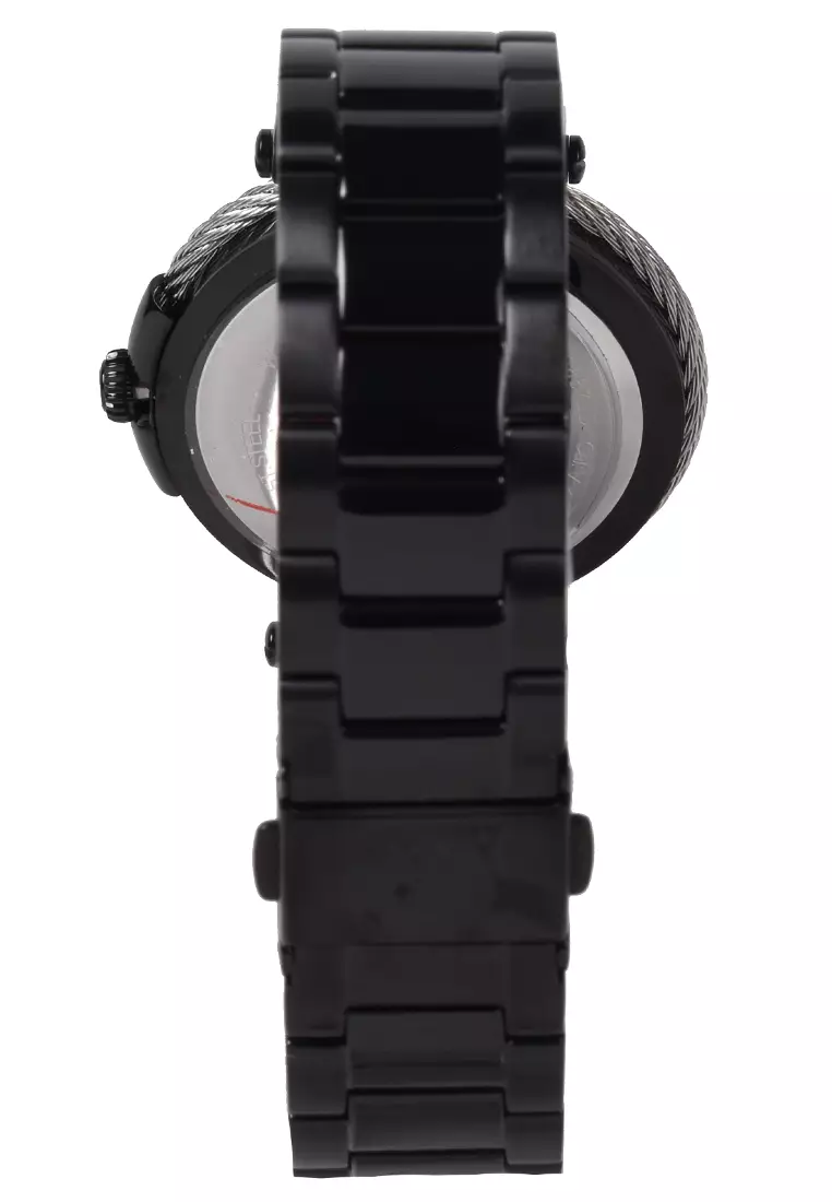 Alexandre Christie - Jam Tangan Wanita - Black - Stainless Steel Bracelet - 2867LDBIPBA