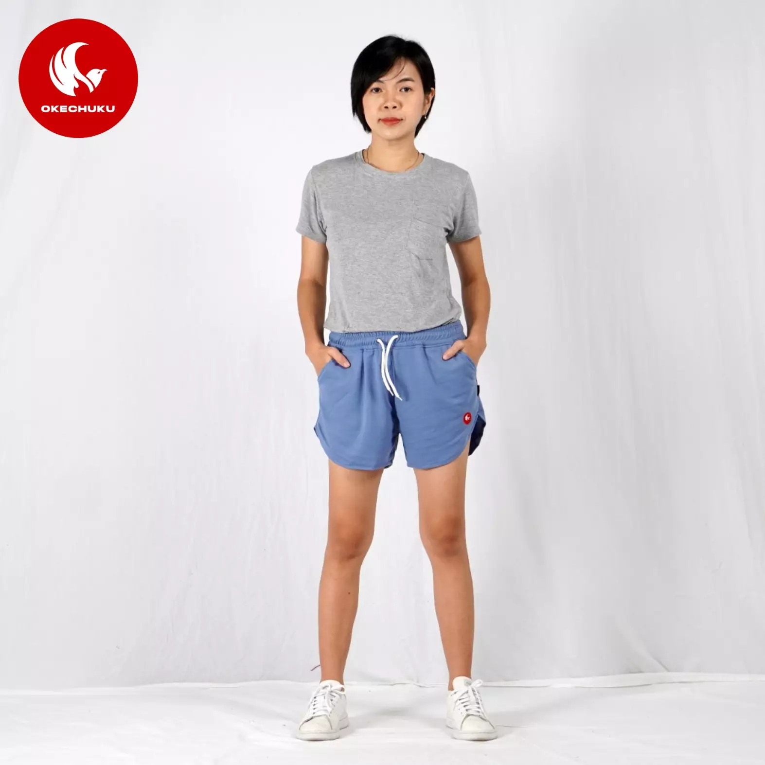  MINI Celana Pendek Wanita Celana Olahraga Short Pants Wanita - DENIM