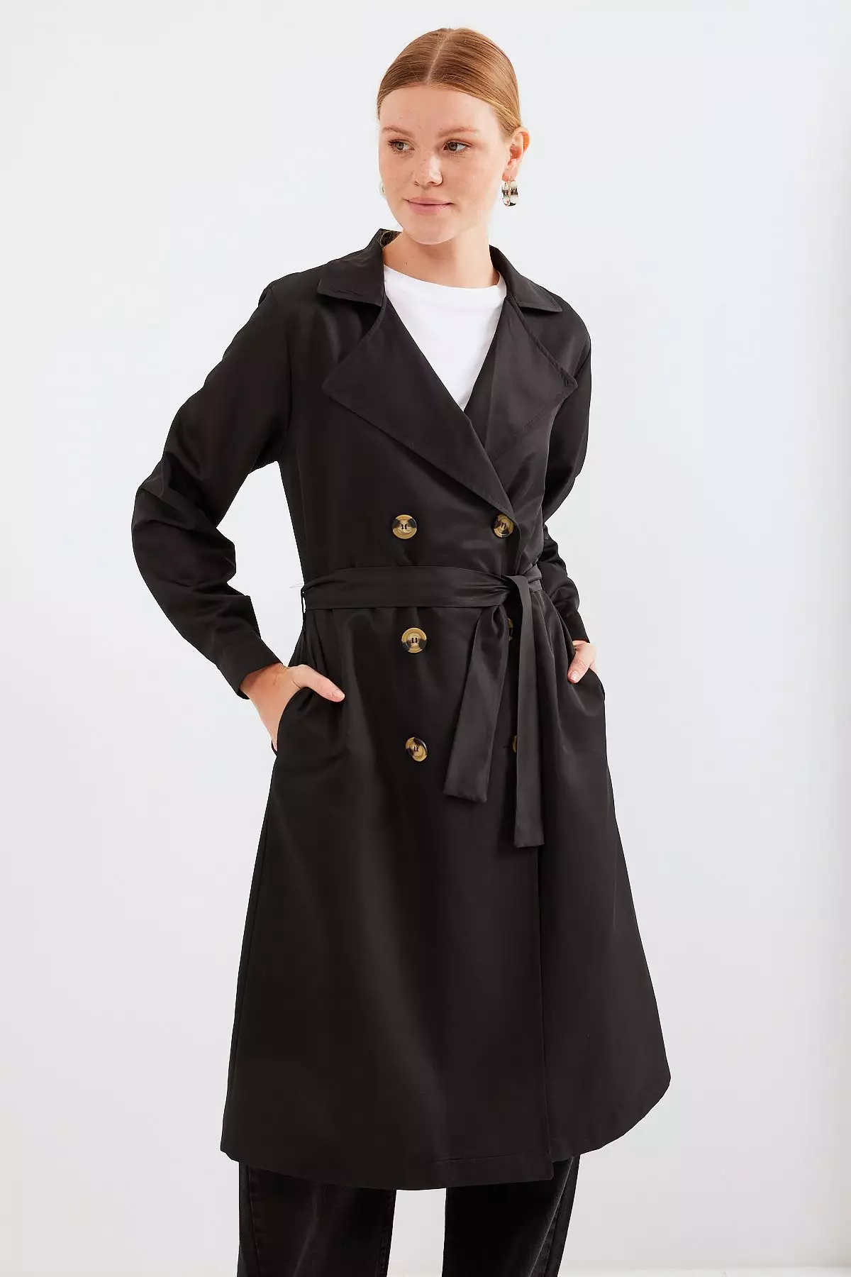 Double Breasted Trench Coat