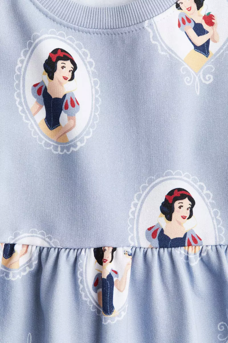 Snow White Printed sweatshirt dress