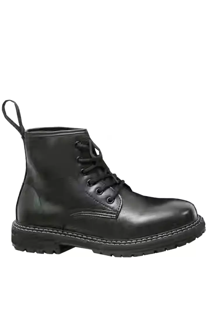 Discount on Twenty Eight Shoes  shoes - SKU: VANSA Fashionable Cow Leather Lace-Up Short Martin Boots VSM-BD61.6